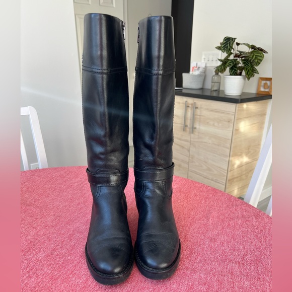 Black ladies boots from Coach - Picture 2 of 5